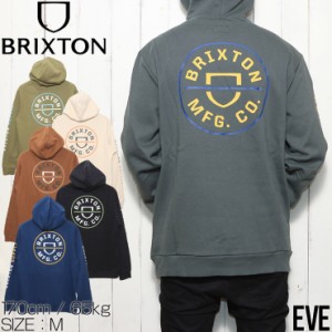 プルオーバーパーカー フーディ BRIXTON ブリクストン CREST HOODY 22021