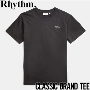 半袖Tシャツ Rhythm リズム CLASSIC BRAND S/S TEE CL21M-PT09 Vintage Black