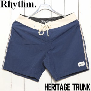 ボードショーツ ハーフパンツ ショーツ Rhythm リズム HERITAGE TRUNK 0124M-TR08