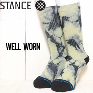 ソックス 靴下 STANCE スタンス WELL WORN SOCKS A556A24WEL