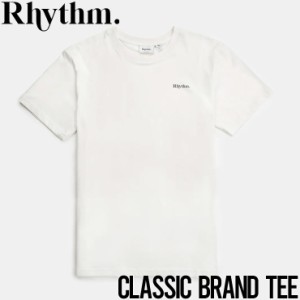 半袖Tシャツ Rhythm リズム CLASSIC BRAND S/S TEE CL21M-PT09 VINTAGE WHITE