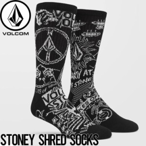 ソックス 靴下 VOLCOM ボルコム STONEY SHRED SOCKS ソックス 靴下 D6322401 WHT 日本代理店正規品