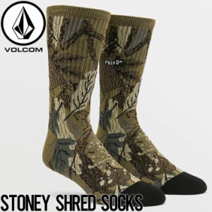 ソックス 靴下 VOLCOM ボルコム STONEY SHRED SOCKS ソックス 靴下 D6322401 CAM 日本代理店正規品