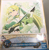 【中古】一番くじ ソードアート・オンライン アリシゼーション War of Underworld 〜最終章〜 G賞 ミニ色紙 リーファ w6【中古未開封玩具