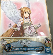 【中古】一番くじ ソードアート・オンライン アリシゼーション War of Underworld 〜最終章〜 G賞 ミニ色紙 創世神ステイシア アスナ w6