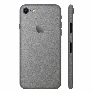 wraplus スキンシール iPhone8 対応 [ガンメタリック] 全面タイプ