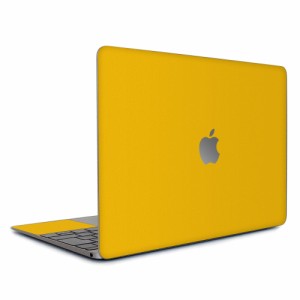 wraplus スキンシール MacBook Air 13 インチ M3 M2 2024 2022 対応 [イエロー]