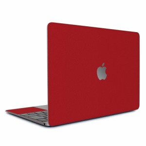 wraplus スキンシール MacBook Air 13 インチ M3 M2 2024 2022 対応 [レッド]