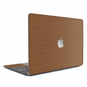 wraplus スキンシール MacBook Air 13 インチ M3 M2 2024 2022 対応 [ブロンズブラッシュメタル]