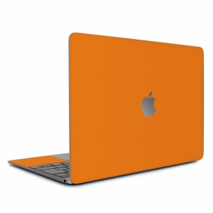 wraplus スキンシール MacBook Air 13 インチ M3 M2 2024 2022 対応 [オレンジ]