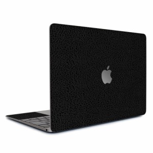 wraplus スキンシール MacBook Air 13 インチ 2017 2015 2014 2013 対応 [ブラック光沢レザー]