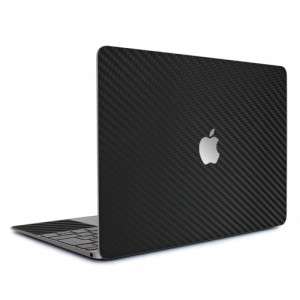 wraplus スキンシール MacBook Air 13 インチ 2017 2015 2014 2013 対応 [ブラックカーボン]