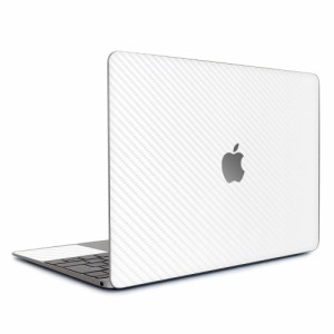 wraplus スキンシール MacBook Air 13 インチ 2017 2015 2014 2013 対応 [ホワイトカーボン]