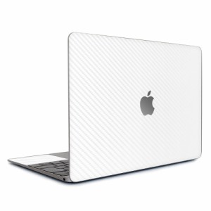 wraplus スキンシール MacBook Air 11 インチ 2015 2014 2013 2012 対応 [ホワイトカーボン]