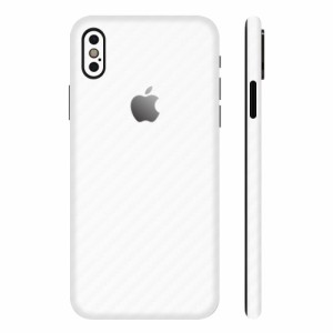 wraplus スキンシール iPhoneXS Max 対応 [ホワイトカーボン] 全面タイプ