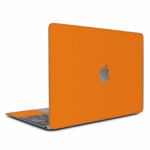 wraplus スキンシール MacBook Air 13 インチ M1 2020 2019 2018 対応 [オレンジ]