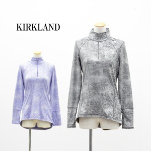 送料無料 アウトレット KIRKLAND カークランド レディース スポーツ クォーター 1/4ジップ アクティブプルオーバー  春 夏 秋 冬 #720171