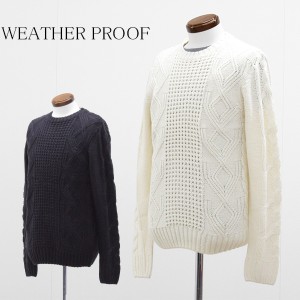 【送料無料】アウトレット WEATHER PROOF メンズ ニット メンズセーター 冬 #23012 2FP58