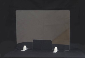【送料無料】透明アクリル板 5枚セット 厚さ約5mm メーカー不明 飛沫防止　パネルパテーションI