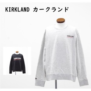 送料無料 アウトレット KIRKLAND カークランド メンズ トップス ユニセックス ロゴ クルーネック 裏起毛 秋冬 #7771041 P738