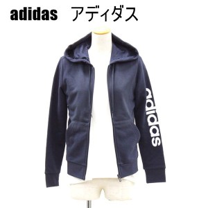 送料無料 アウトレット adidas　アディダス レディース トップス Wリニアロゴ フルジップフーディー FRU96 秋冬 #15865 WP196