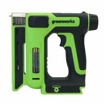 【送料無料】展示品 Greenworks 24V 9.53mm (3/8) 充電式タッカー 北海道・沖縄・離島 配送不可 J1B