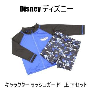 Disney 目新しい ラッシュガード ネイビー medium