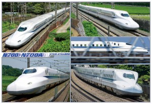 EPO-26-282　鉄道　N700系・N700A新幹線 コレクション　300ピース ジグソーパズル 