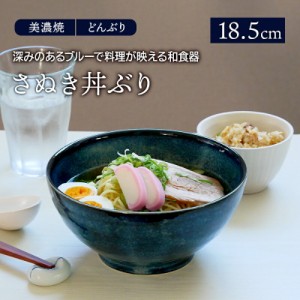 さぬき丼ぶり 18.5cm 窯変紺どんぶり 丼 麺鉢 ボウル 鉢 大鉢 食器 和食器 おしゃれ ラーメン鉢 うどん丼ぶり そば丼ぶり 丼物 カフェ丼 