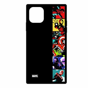  MARVEL マーベル スマートフォンケース ガラスハイブリッド アベンジャーズ ポップアート iPhone 11 Pro Max ケースタイプ PG-DGT19C12A