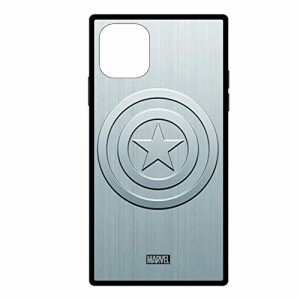  MARVEL マーベル スマートフォンケース ガラスハイブリッド シルバー キャプテン・アメリカ iPhone 11 Pro Max ケースタイプ PG-DGT19C1