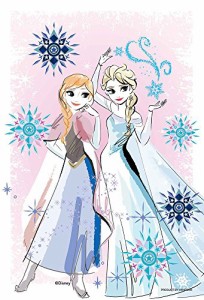 ディズニー KIRIART Anna Elsa アナ エルサ アナと雪の女王 プリズムアートジグソーパズルプチ 70ピース 透明ピースパズル 10x14.7cm ア