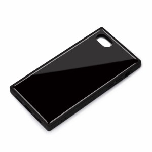  スマートフォンケース ガラスハイブリッド ブラック iPhone SE 2022 第3世代 2020 第2世代 iPhone8 7 6s 6 ケースタイプ PG-20MGT09BK P