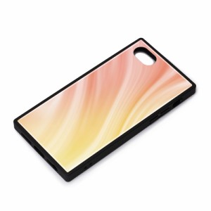  スマートフォンケース ガラスハイブリッド オレンジ iPhone SE 2022 第3世代 2020 第2世代 iPhone8 7 6s 6 ケースタイプ PG-20MGT14OR P