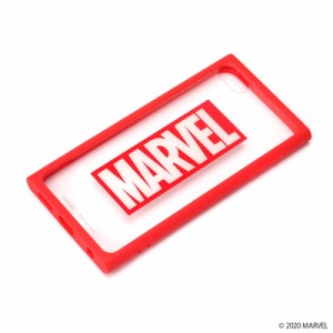  MARVEL マーベル スマートフォンケース ガラスタフ ロゴ iPod touch 第7 6 5世代 レッド ケースタイプ PG-IT7DGT08MVL PGA PG-IT7DGT08M