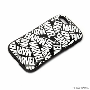  MARVEL マーベル スマートフォンケース ハイブリッドタフ ロゴ ブラック iPhone SE 2022 第3世代 2020 第2世代 iPhone8 7 6s 6 ケースタ
