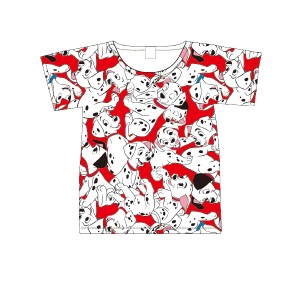 ディズニー ぎっしり 総柄 Tシャツ 110 101匹わんちゃん AWDS7266 スモール・プラネット AWDS7266