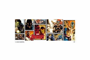 MARVEL マーベル AVENGERS/ 壁紙素材ウォールステッカー　2シートタイプ アイアンマン キャプテン・アメリカ ハルク マイティ・ソー ホー