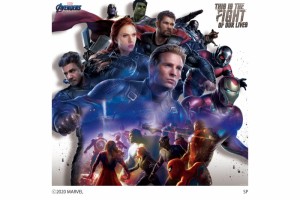 MARVEL マーベル AVENGERS ENDGAME/ 壁紙素材ウォールステッカー　6シートタイプ アイアンマン キャプテン・アメリカ ハルク マイティ・