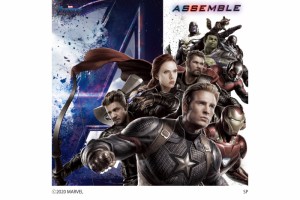 MARVEL マーベル AVENGERS ENDGAME/ 壁紙素材ウォールステッカー　6シートタイプ アイアンマン キャプテン・アメリカ ハルク マイティ・