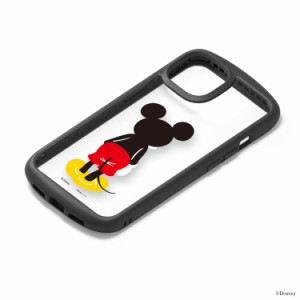 ディズニー iPhone 13 mini用 スマートフォンケース ガラスタフ iPhone 13 mini ケースタイプ ミッキーマウス ミッキー&フレンズ PG-DGT2