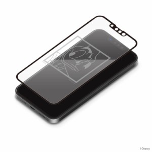  ディズニー iPhone 13/13 Pro用 抗菌液晶全面保護ガラス iPhone 13 iPhone 13 Pro ドナルドダック ミッキー&フレンズ PG-DGL21K03DND PG