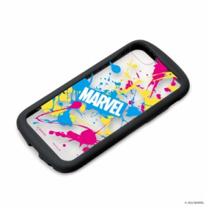  MARVEL マーベル 2022年 iPhone SE3 4.7inch スマートフォンケース ガラスタフケース(MARVEL) スプラッシュ ケースタイプ PG-DGT22M20MV
