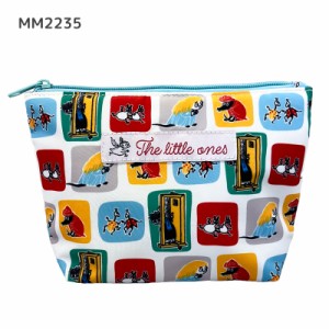 ムーミン コスメポーチ MOOMIN The little ones パターン ブルー MM2235 スモール・プラネット 