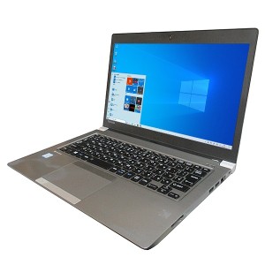 ノートパソコン 中古 東芝 dynabook R63/M Windows10 64bit WEBカメラ HDMI Core i5 7200U メモリ8GB SSD256GB 無線LAN B5サイズ フルHD 