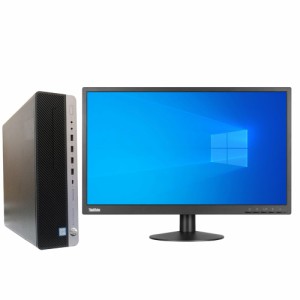 デスクトップパソコン 中古 HP EliteDesk 800 G3 SFF 液晶セット Windows10 64bit Core i5 7500 メモリ8GB HDD1TB 1240194