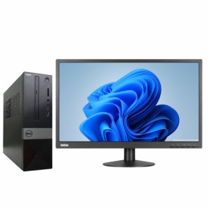 デスクトップパソコン 中古 DELL Vostro 3470 液晶セット Windows11 64bit HDMI Core i3 8100 メモリ8GB SSD128GB 無線LAN 1212542