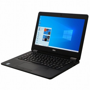 ノートパソコン 中古 DELL LATITUDE E7270 Windows10 64bit WEBカメラ HDMI Core i7 6600U メモリ8GB SSD250GB 無線LAN B5サイズ フルHD 