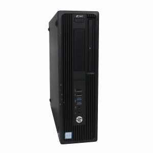 デスクトップパソコン 中古 HP Z240 SFF Workstation 単体 Xeon E3-1230 V5 Windows10 64bit Quadro K1200 メモリ8GB HDD1TB 1221972