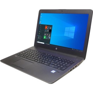 ノートパソコン 中古 HP ZBook 15 G3 Windows10 64bit Quadro M1000M HDMI テンキー Core i7 6700HQ メモリ8GB SSD256GB+HDD1TB 無線LAN 